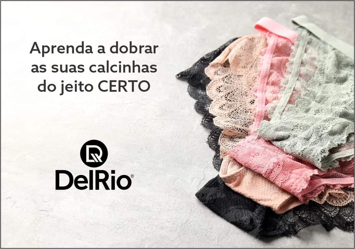 como dobrar calcinha